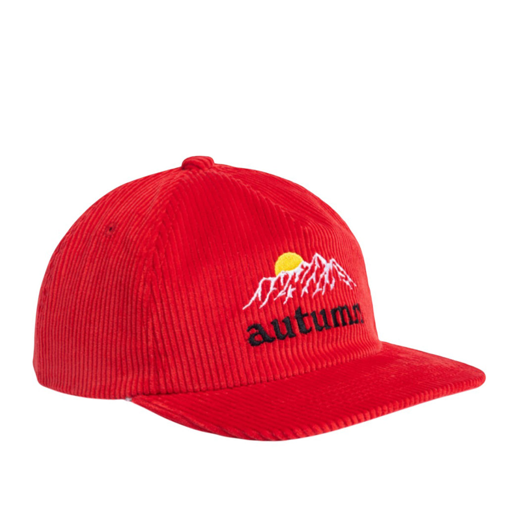 Autumn Cap "Cord 5 Panel" red