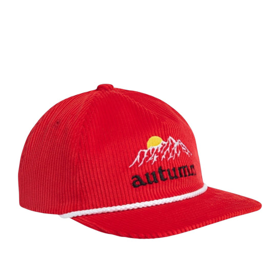 Autumn Cap "Cord 5 Panel" red