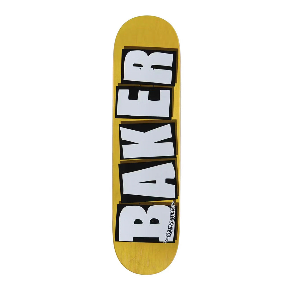 Baker - Deck - Brand Logo - yellow 8.38"