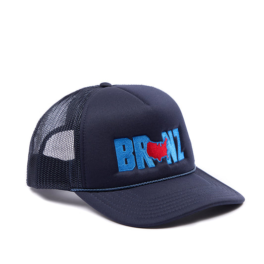 Bronze 56K Truckercap "Brnz hat" navy