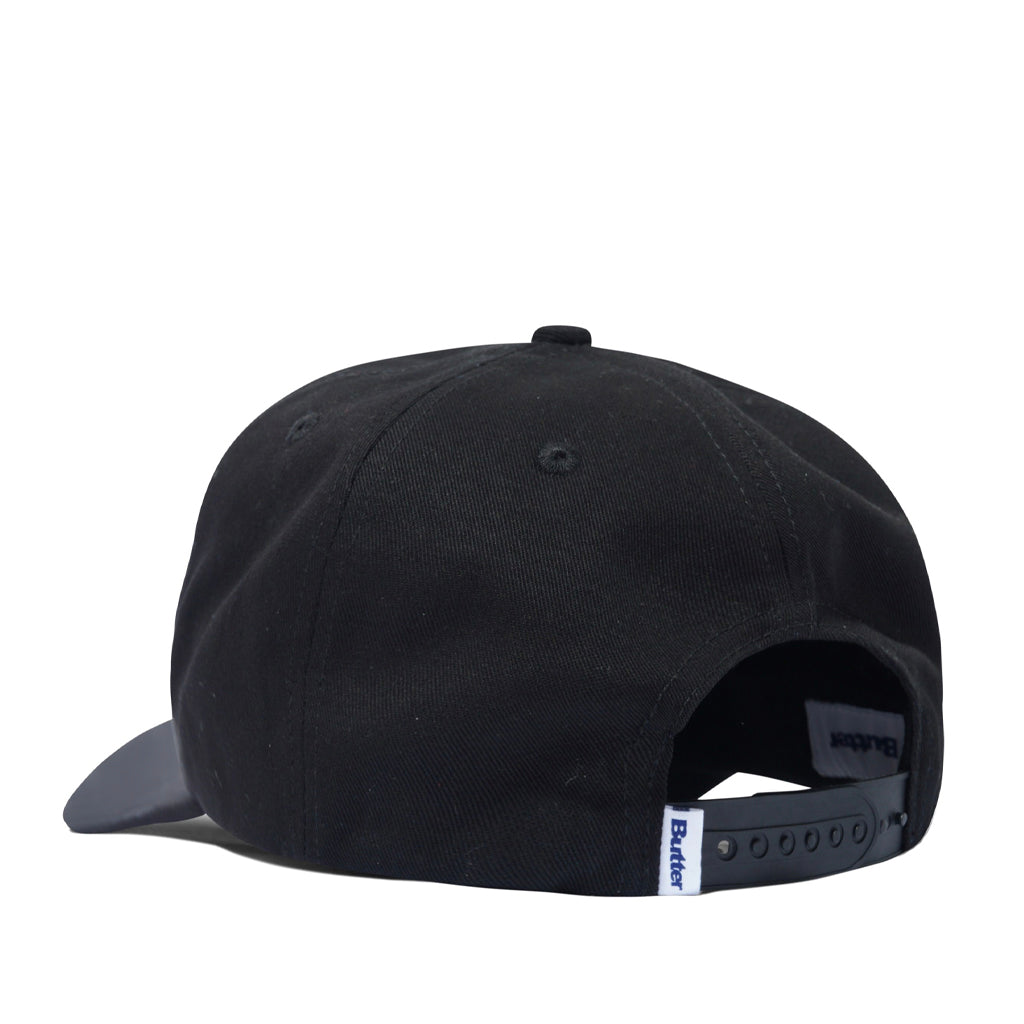 Butter Goods Cap "Collegiate 6 Panel" black