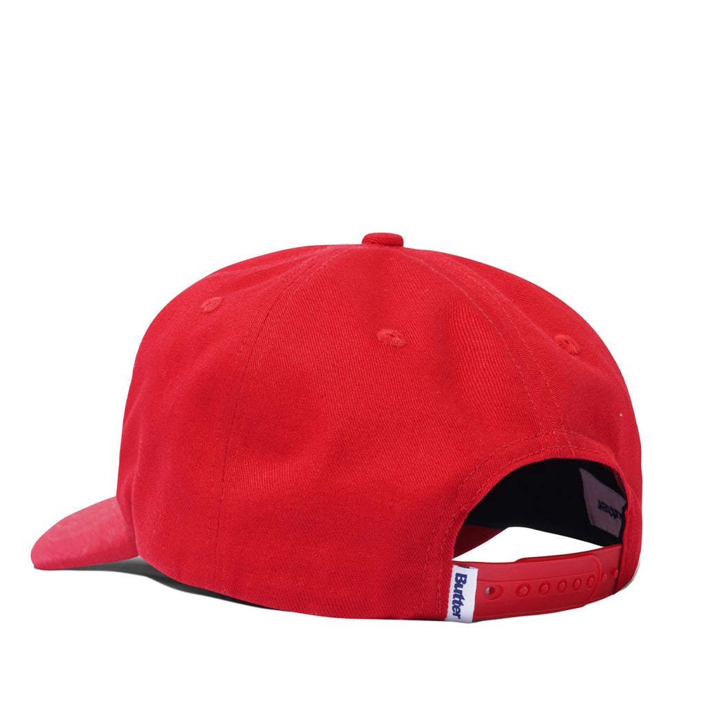 Butter Goods Cap "Collegiate 6 Panel" cherry
