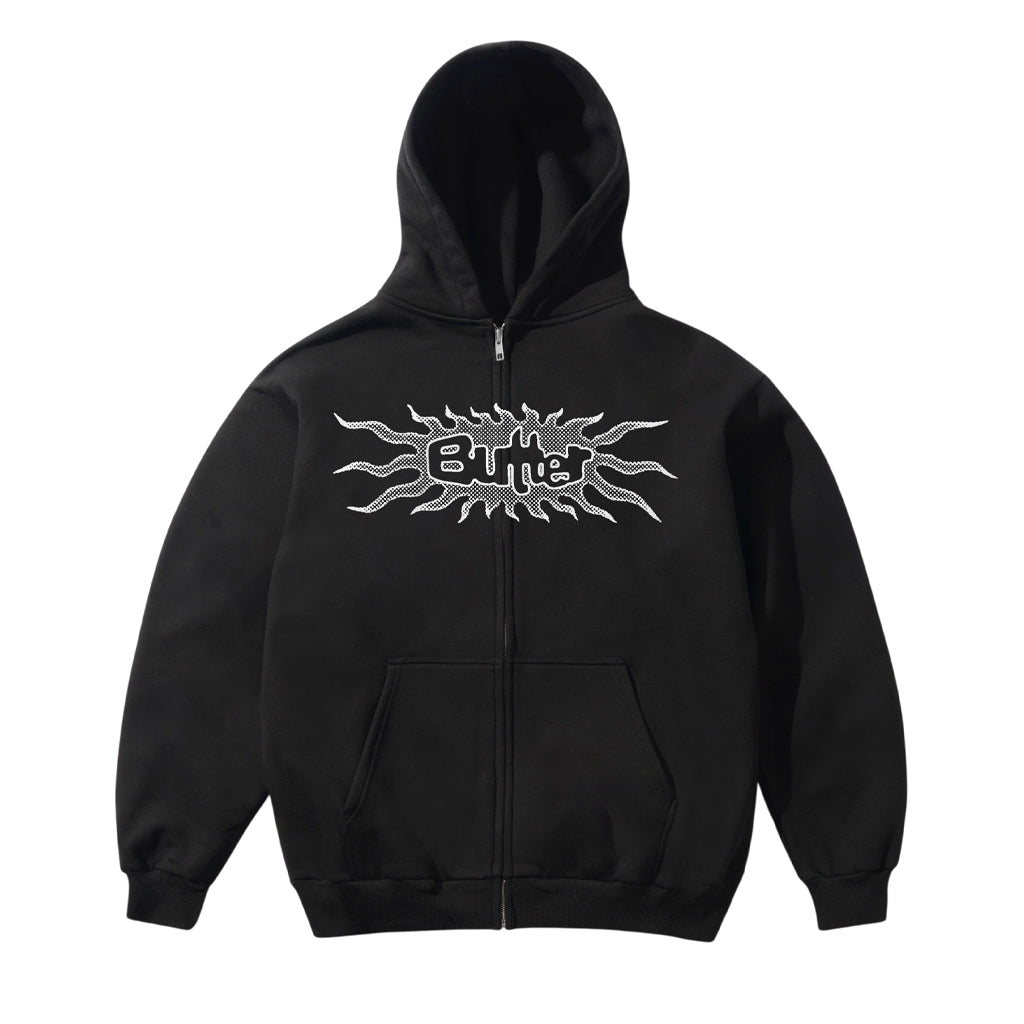 Butter Goods Zip Hood "Solar Zip-Thru" black