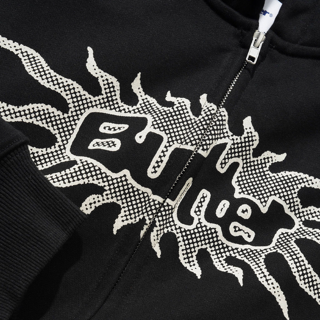 Butter Goods Zip Hood "Solar Zip-Thru" black