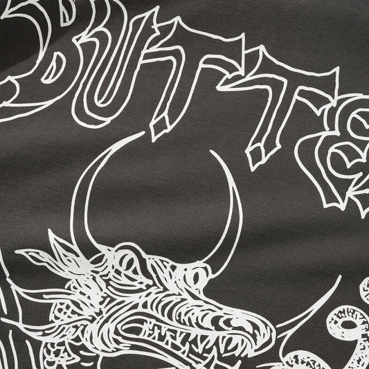 Butter Goods x Daniel Johnston T-Shirt Dragon washed black