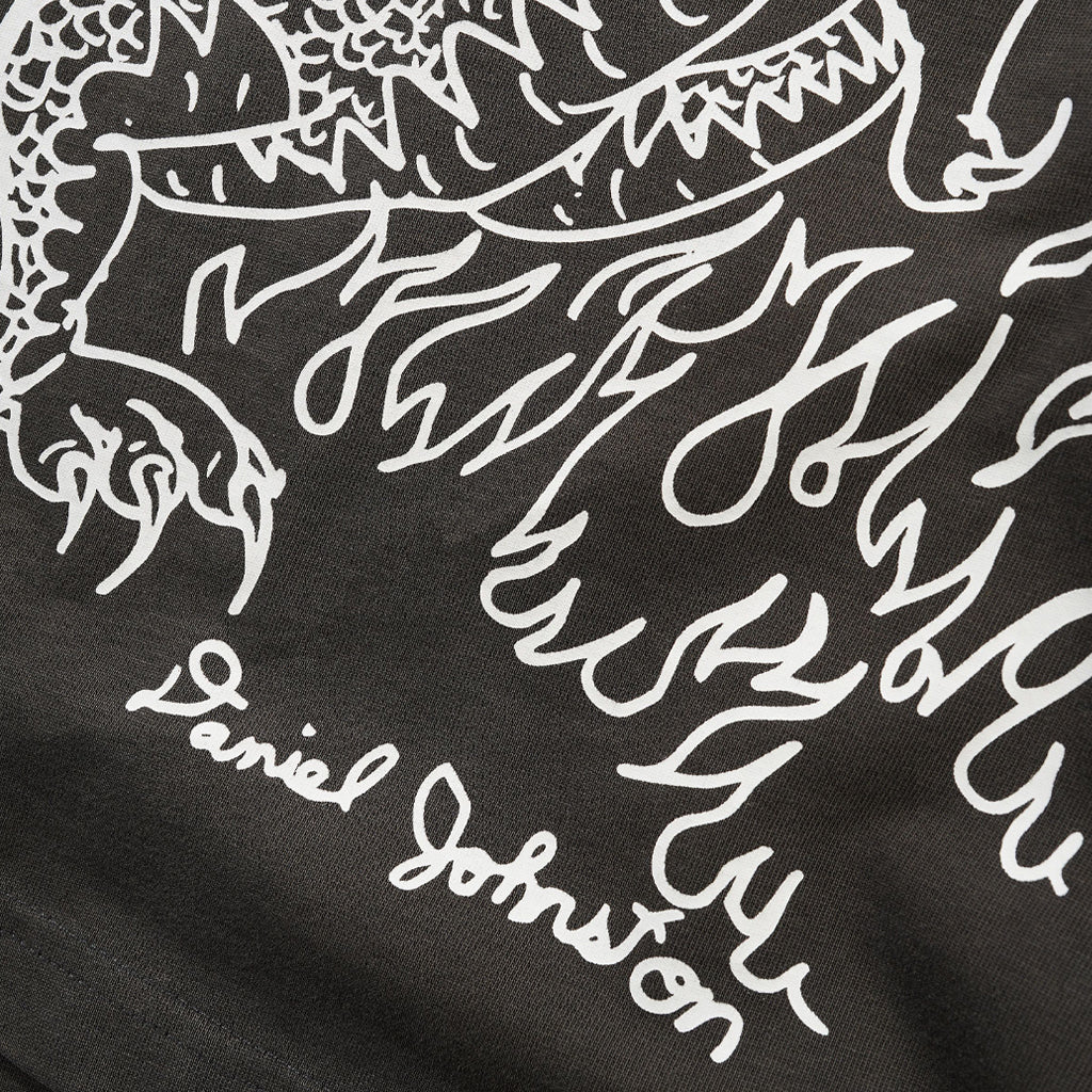 Butter Goods x Daniel Johnston T-Shirt Dragon washed black