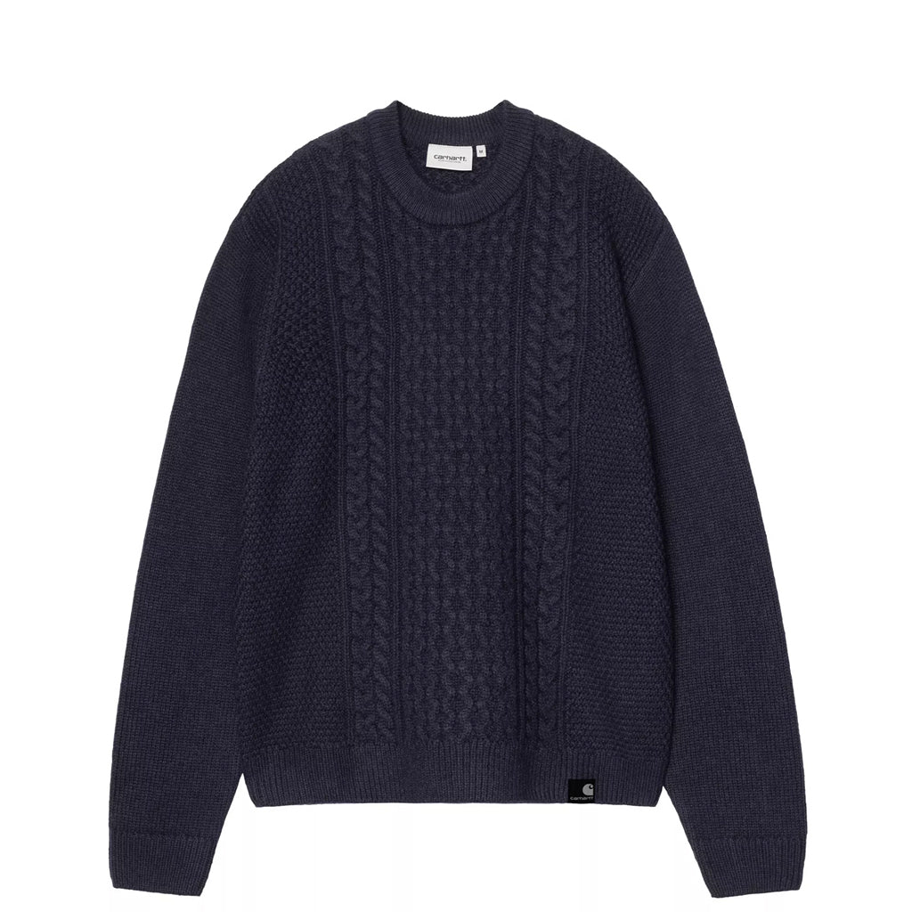 Carhartt WIP Knit Sweater "Caster" dark navy