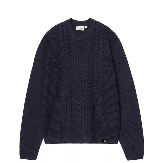 Carhartt WIP Knit Sweater "Caster" dark navy