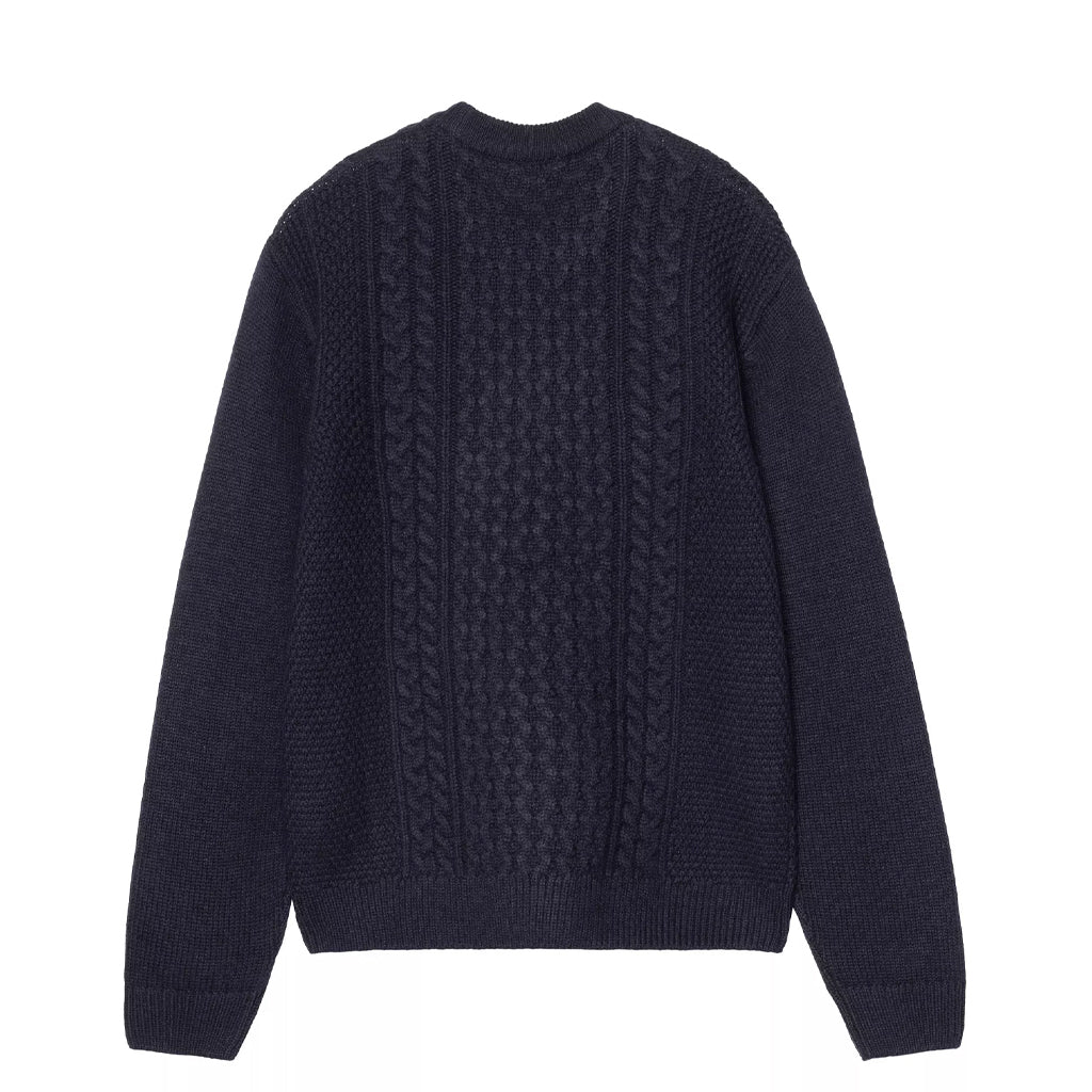 Carhartt WIP Knit Sweater "Caster" dark navy