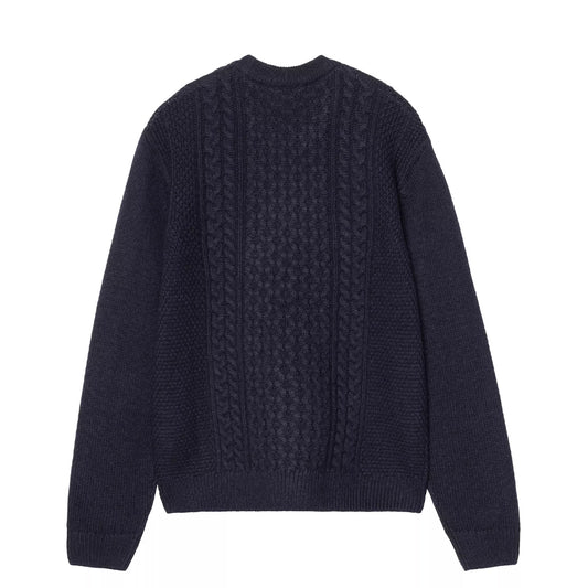 Carhartt WIP Knit Sweater "Caster" dark navy