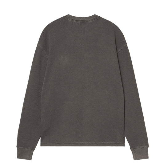 Carhartt WIP - Longsleeve - L/S Vista Waffle - black garment dyed