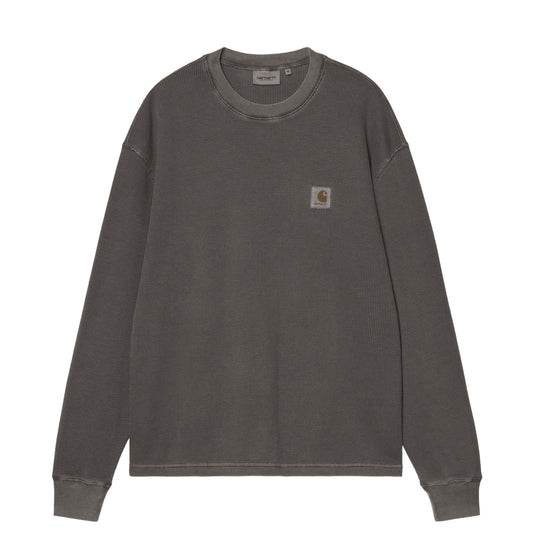 Carhartt WIP - Longsleeve - L/S Vista Waffle - black garment dyed