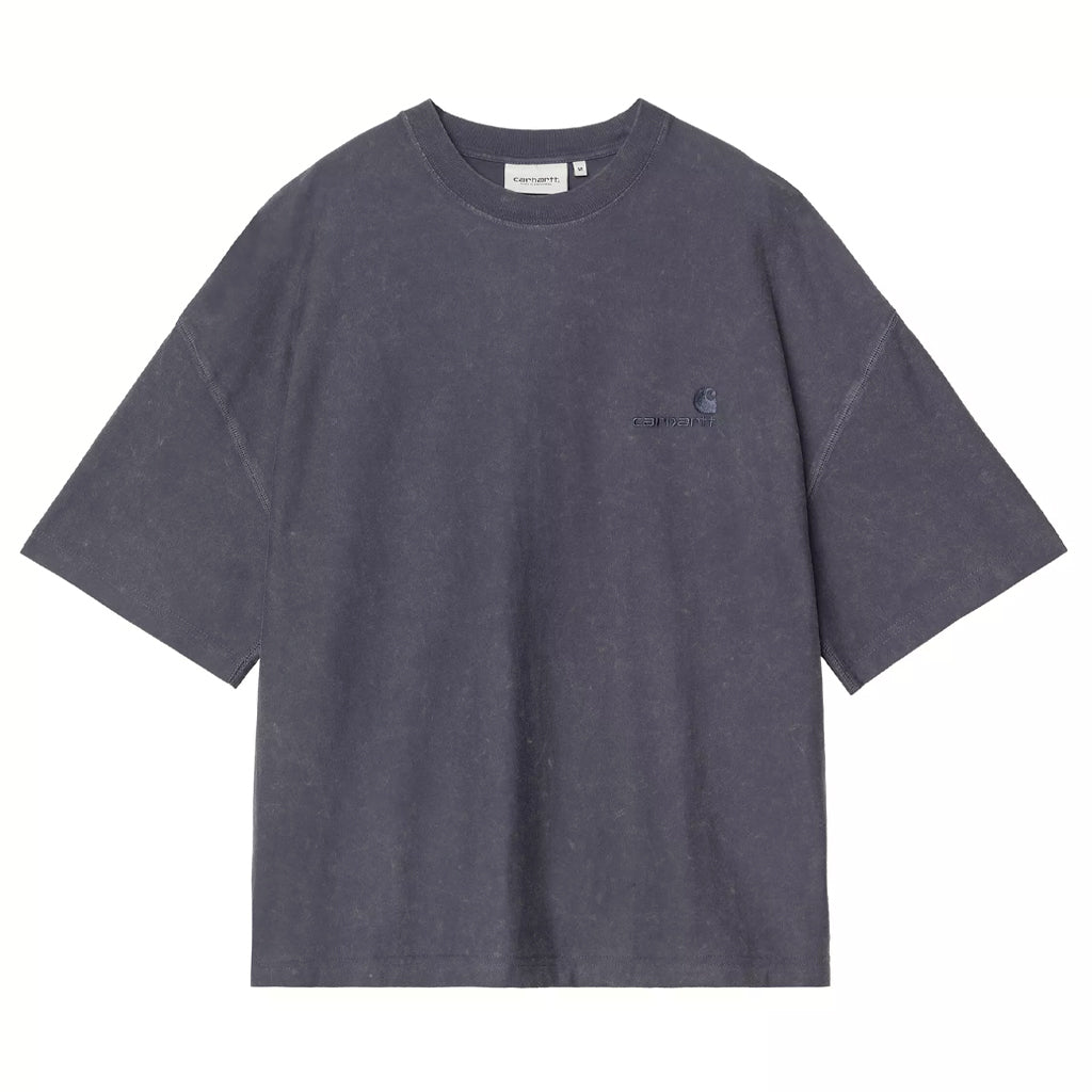 Carhartt WIP T-Shirt "Lambert" dark navy moon wash
