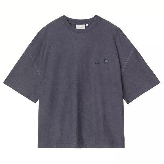 Carhartt WIP T-Shirt "Lambert" dark navy moon wash