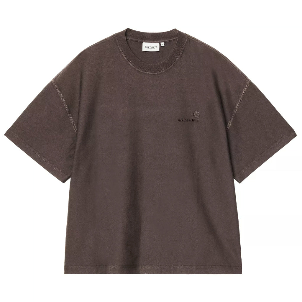 Carhartt WIP T-Shirt "Lambert" tobacco moon wash
