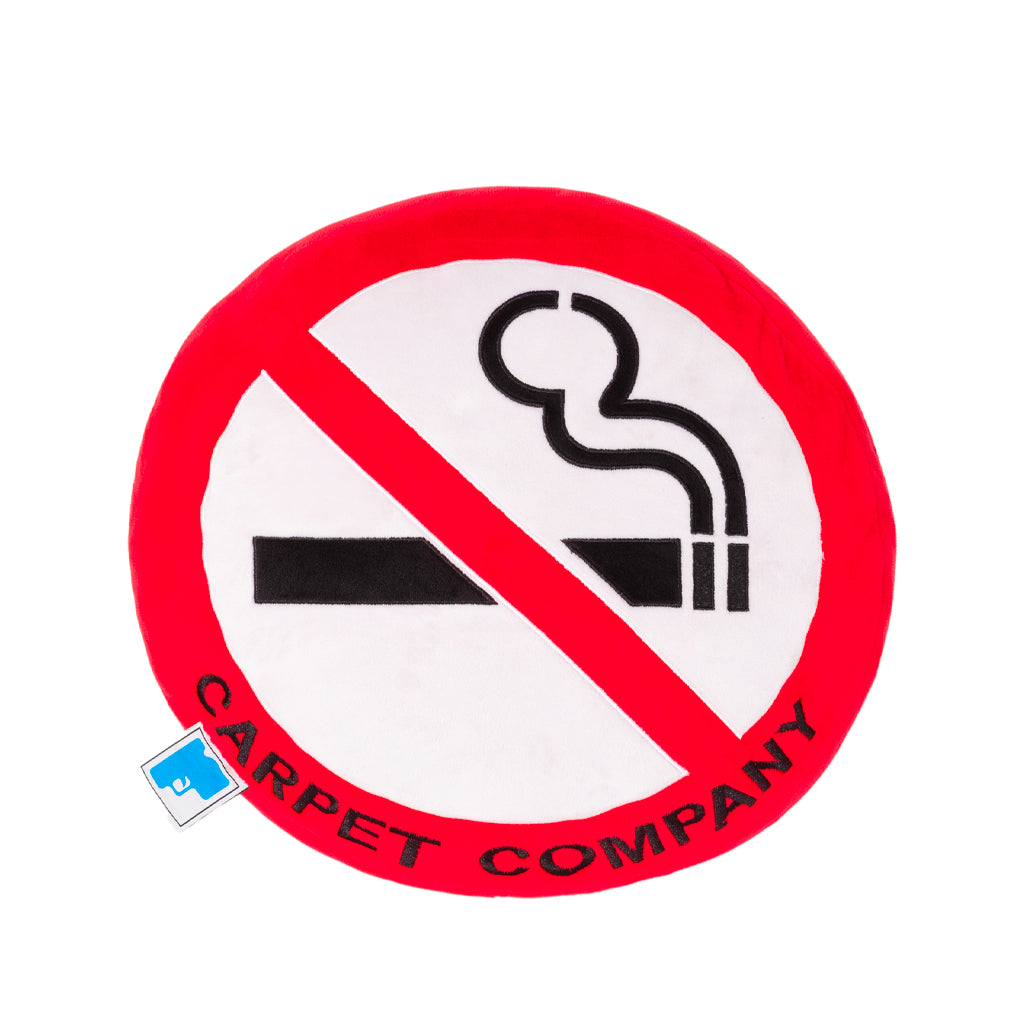 Carpet Company - Pillow - No Smoking - white