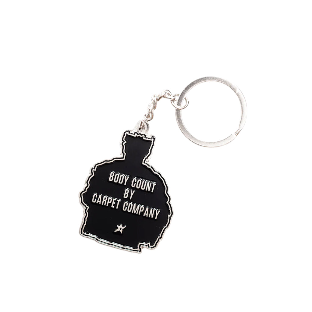 Carpet Company x Body Count Enamel Key Chain "Body Count" black