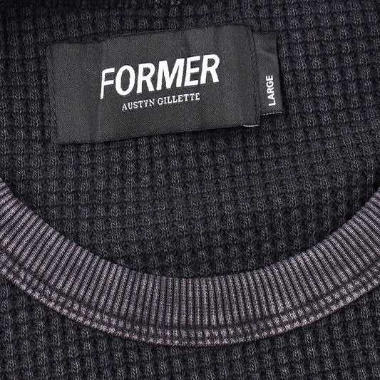 Former Austyn Gilette Waffle Longlseeve black