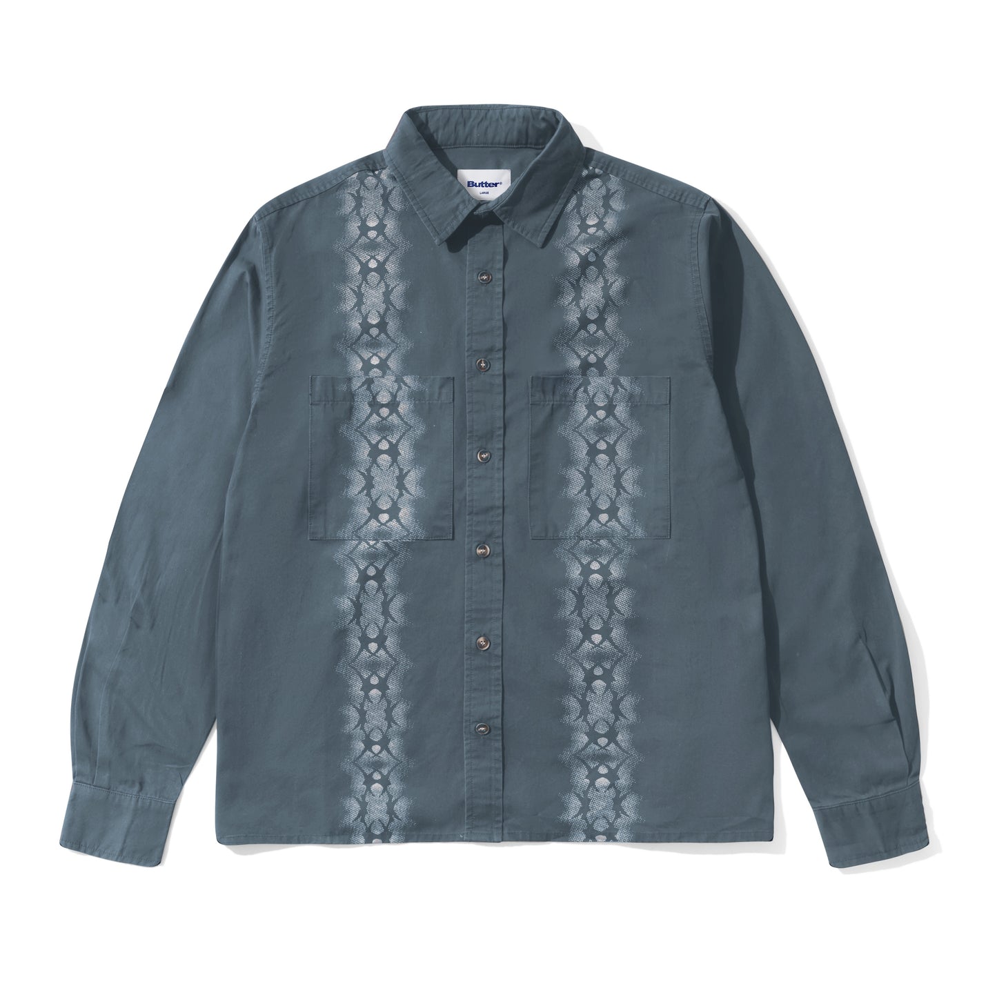 Butter Goods Shirt "Fade Button Up" washed navy