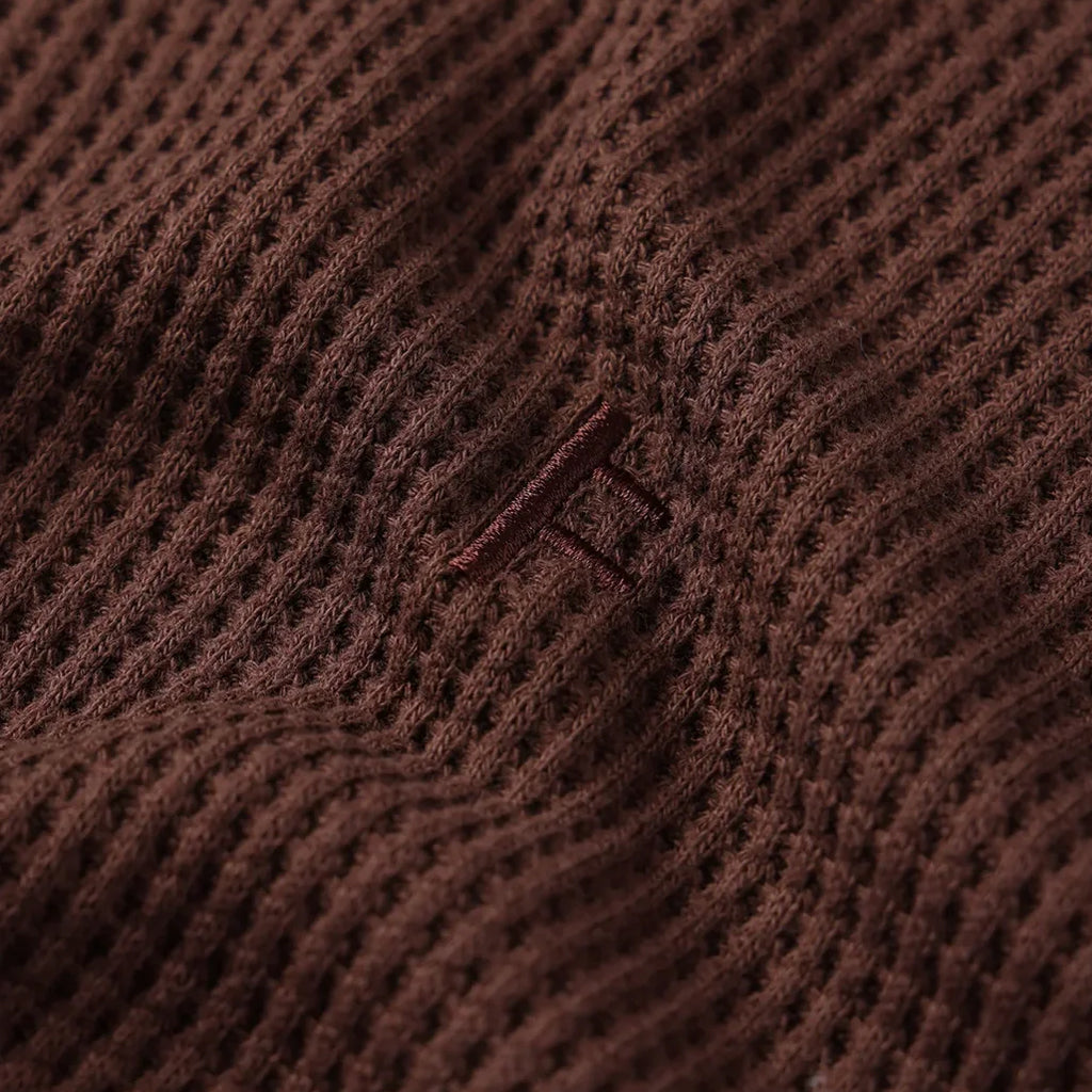 Former - Longsleeve - Franchise Waffle - chocolate