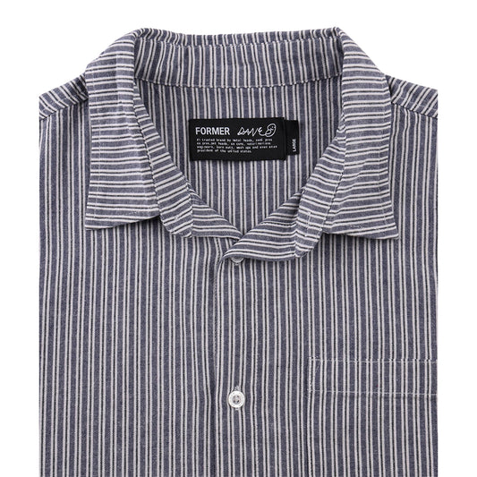 Former Shirt "Reynolds Stripe SS" bone/navy