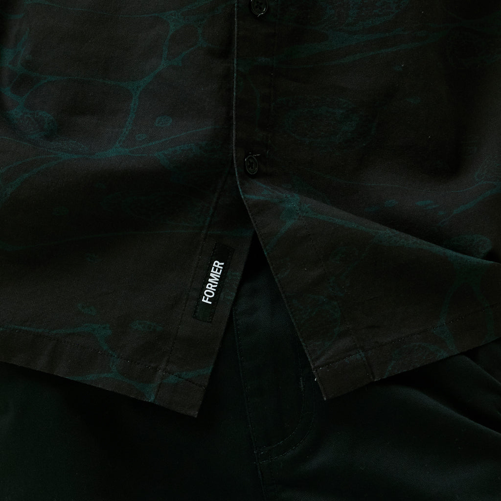 Former - Shirt - Vivian Global Mind - black/dark green