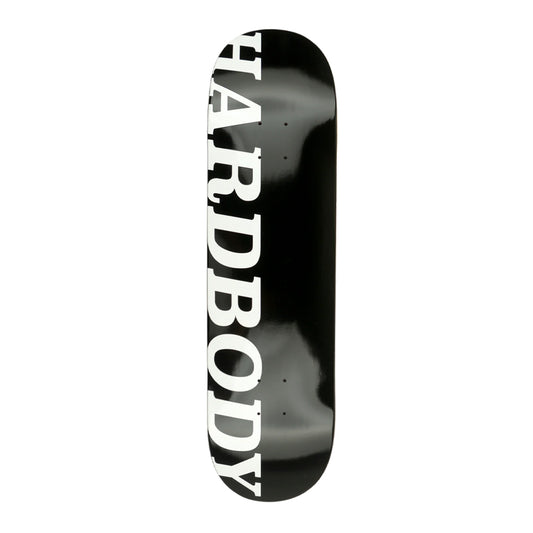 Hardbody - Deck - Classic Logo - 8.5" black/white