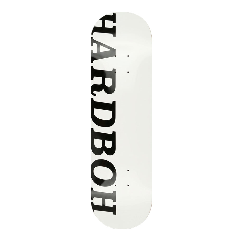 Hardbody - Deck - Logo White - 8.5 long