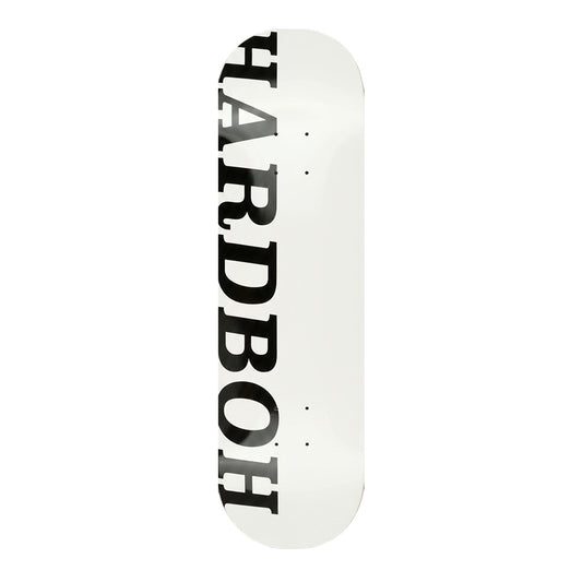 Hardbody - Deck - Logo White - 8.5 long