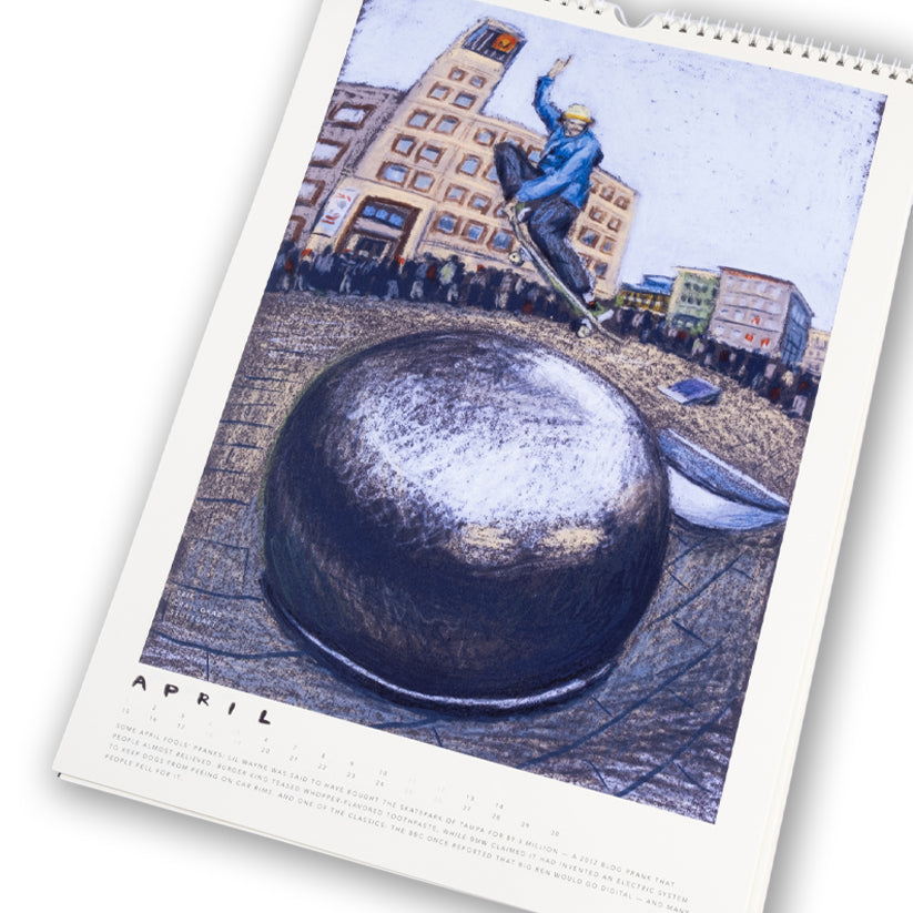 Tim Janke - Yearly Calendar 2026 April