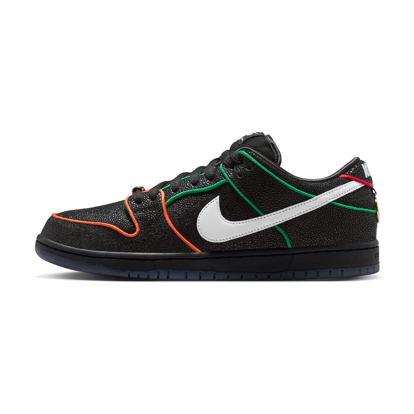 Nike SB x Bronx Girls Skate (BXGS) - Dunk Low Pro - black/white/red/orange/green