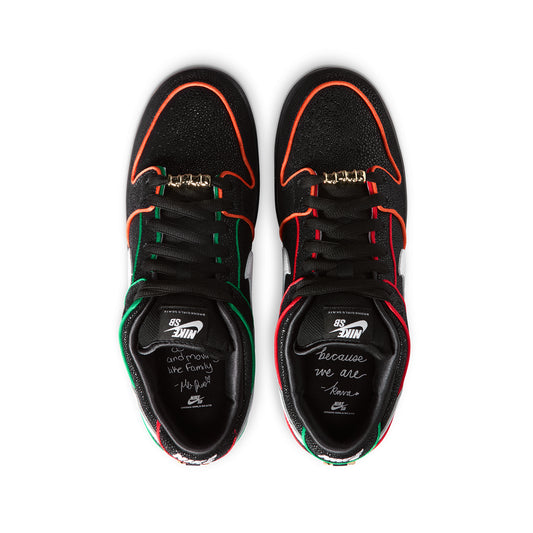 Nike SB x Bronx Girls Skate (BXGS) - Dunk Low Pro - black/white/red/orange/green