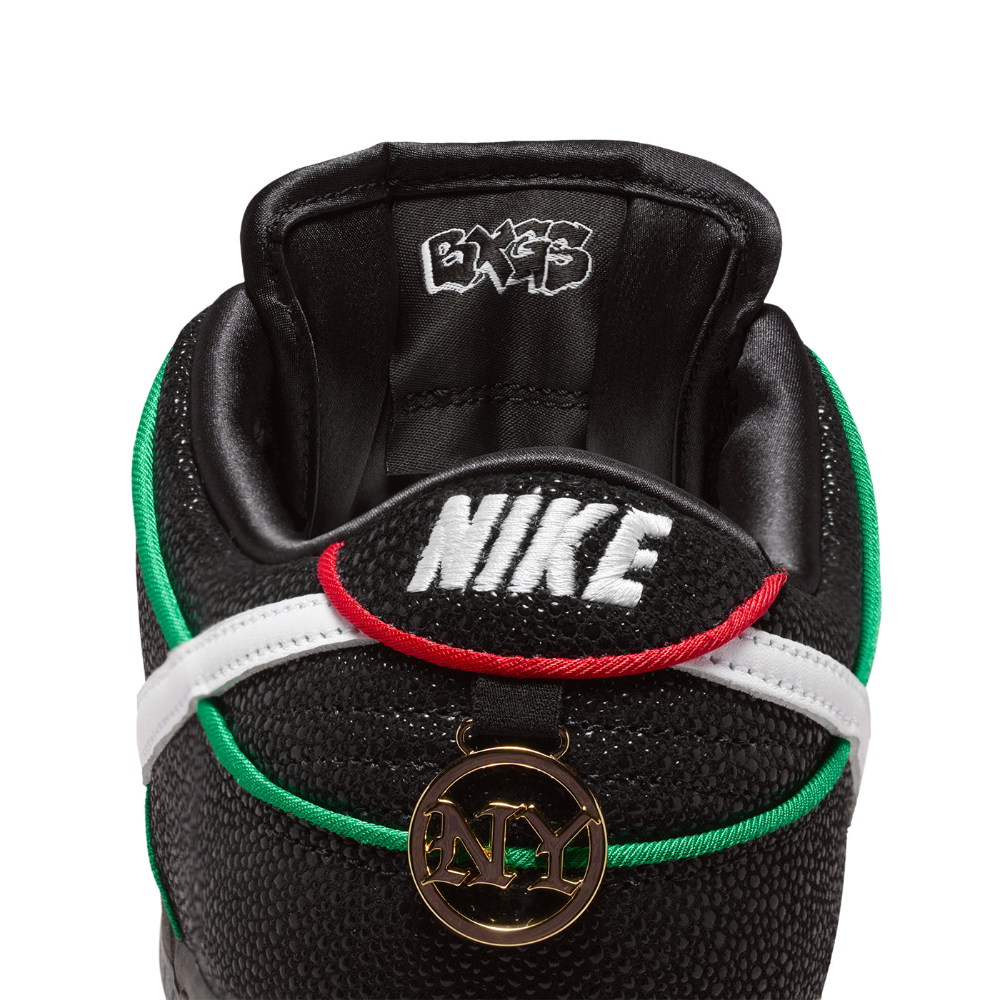 Nike SB x Bronx Girls Skate (BXGS) - Dunk Low Pro - black/white/red/orange/green