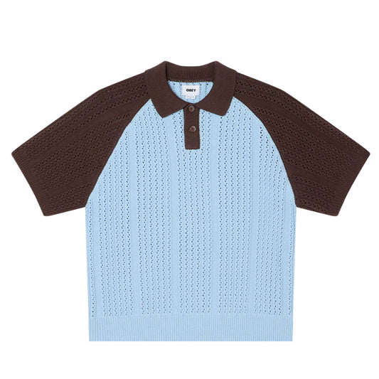 Obey Polo Abel Sweater skyway multi