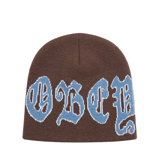 Obey Beanie "Stina" dark brown