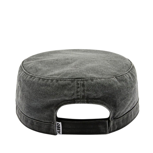 Obey Cap Boxcar Pillbox Hat pigment black