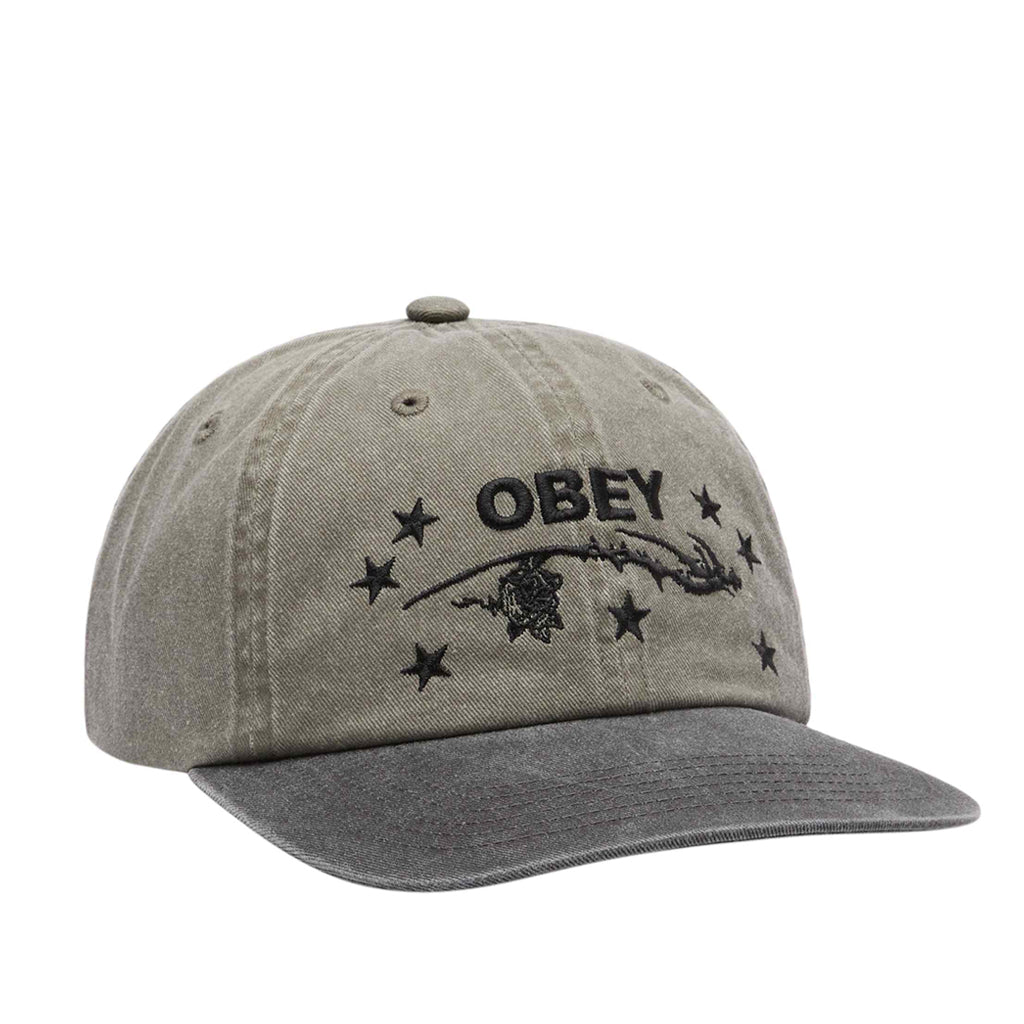 Obey Cap "Penn Pigment 6 Panel Velcro" pigment olive multi