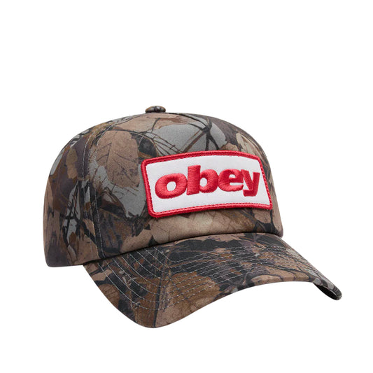 Obey Cap Ranch 5 Panel Snapback fence camo multi