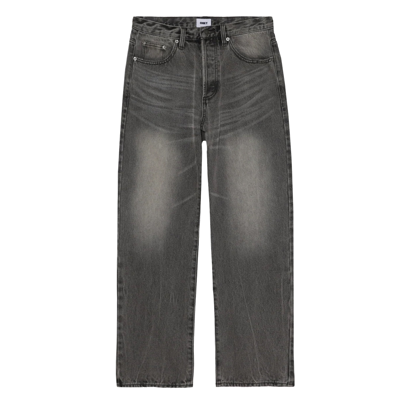 Obey Denim Pant "Boxcar Straight Leg" archive grey