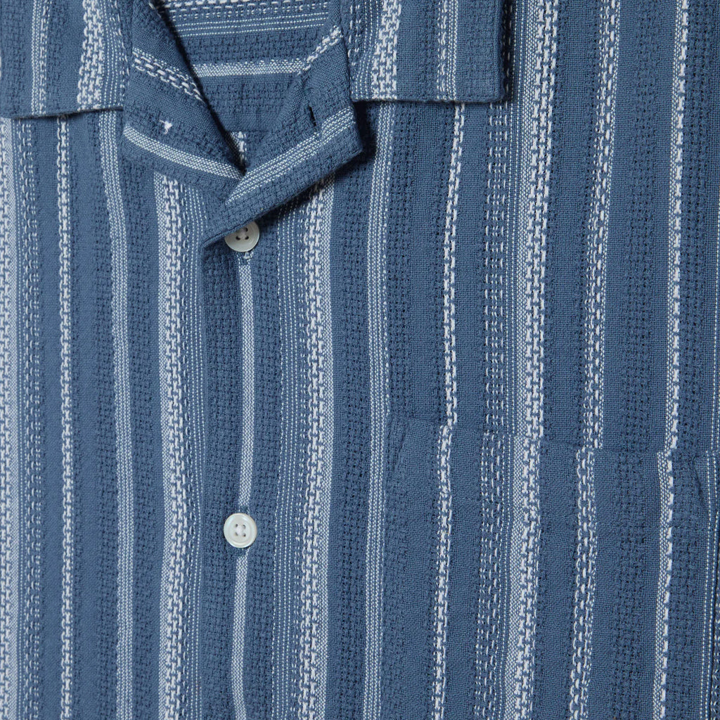Obey Shirt Hugh Woven Dull SS blue multi