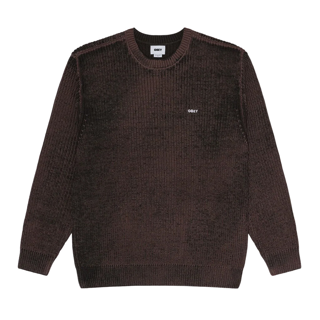 Obey Knit Sweater "Spray Effect" morel multi