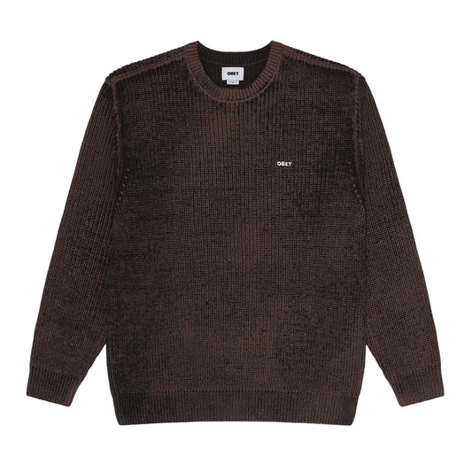 Obey Knit Sweater "Spray Effect" morel multi