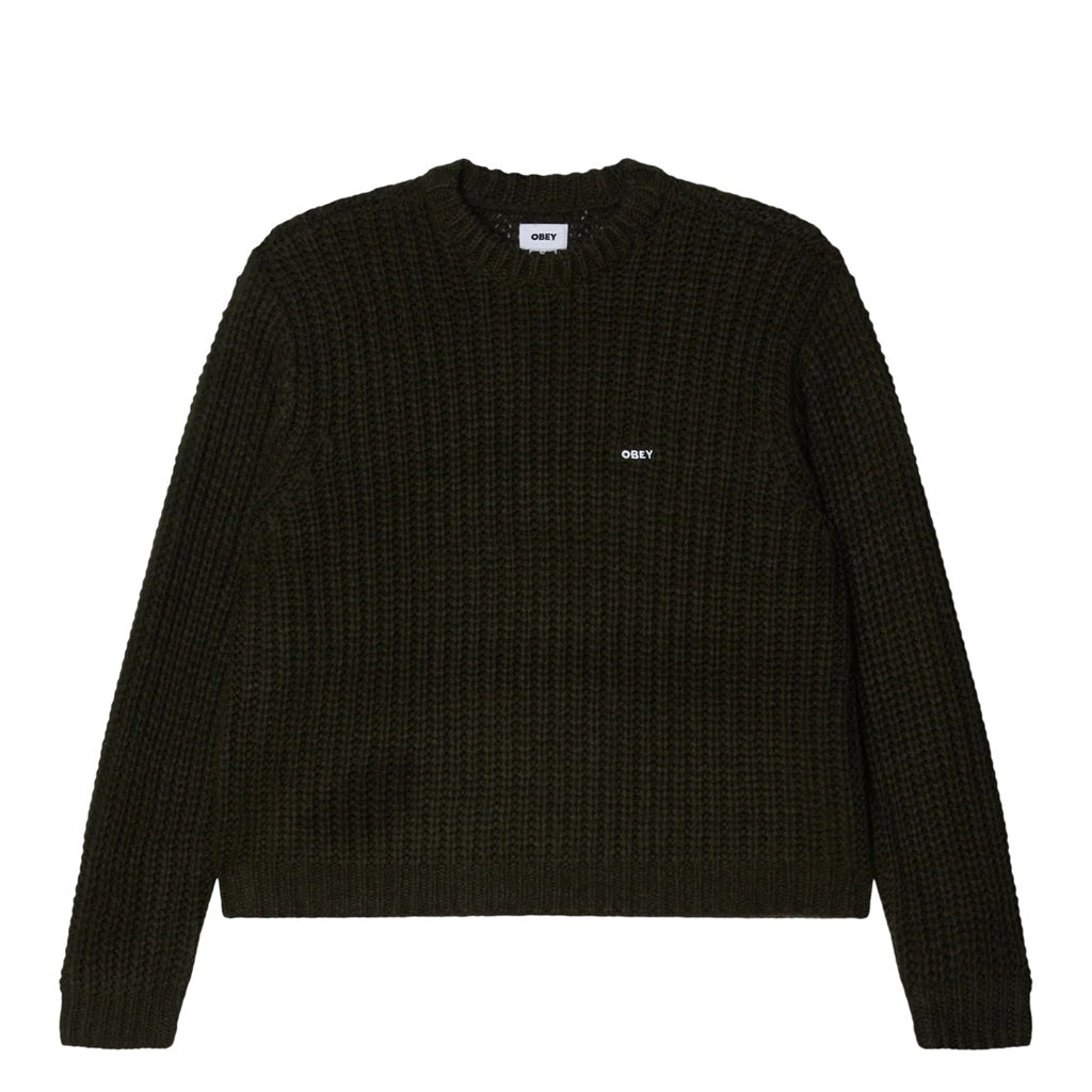 Obey Knit Sweater "Bold Chunky" rosin