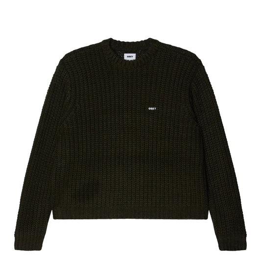 Obey Knit Sweater "Bold Chunky" rosin