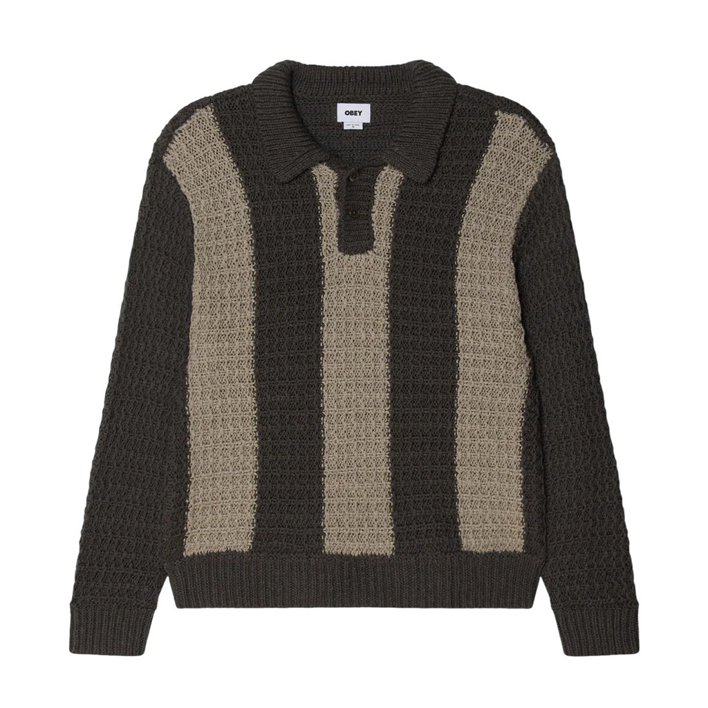 Obey Knit Pullover "Rugy Polo" chimera multi