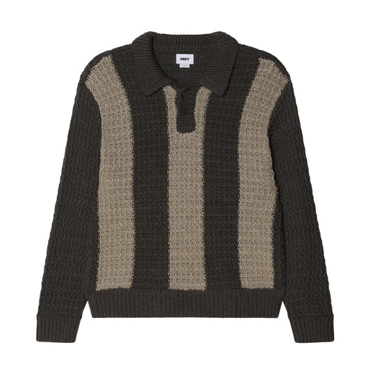 Obey Knit Pullover "Rugy Polo" chimera multi
