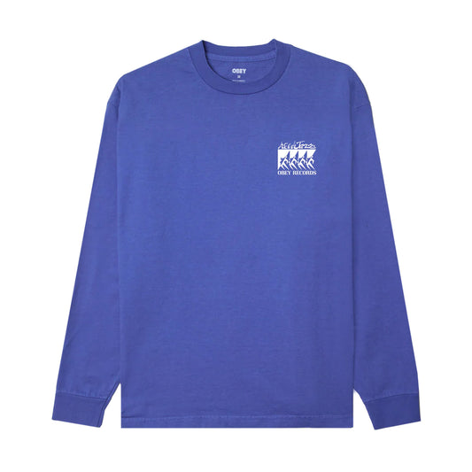 Obey Longsleeve "Come Together" electric indigo