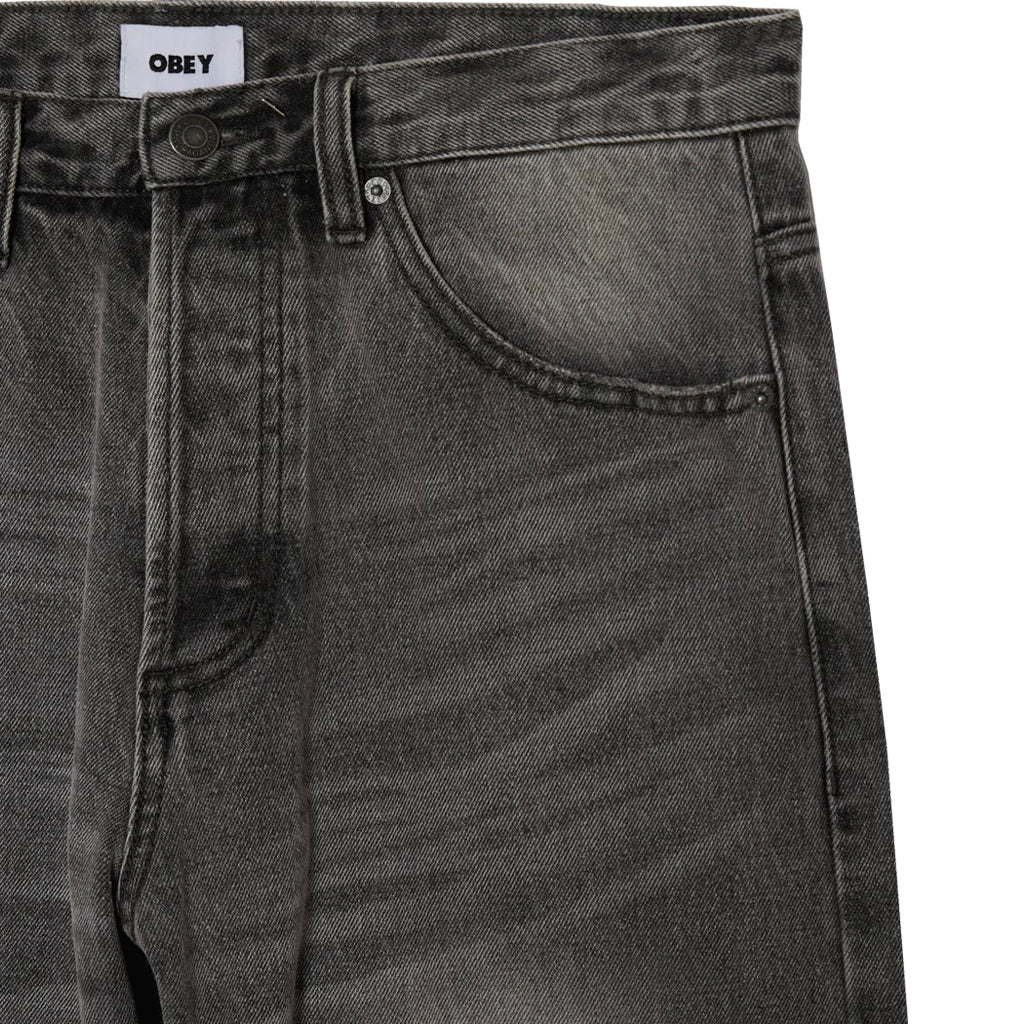 Obey Denim Pant "Boxcar Straight Leg" archive grey