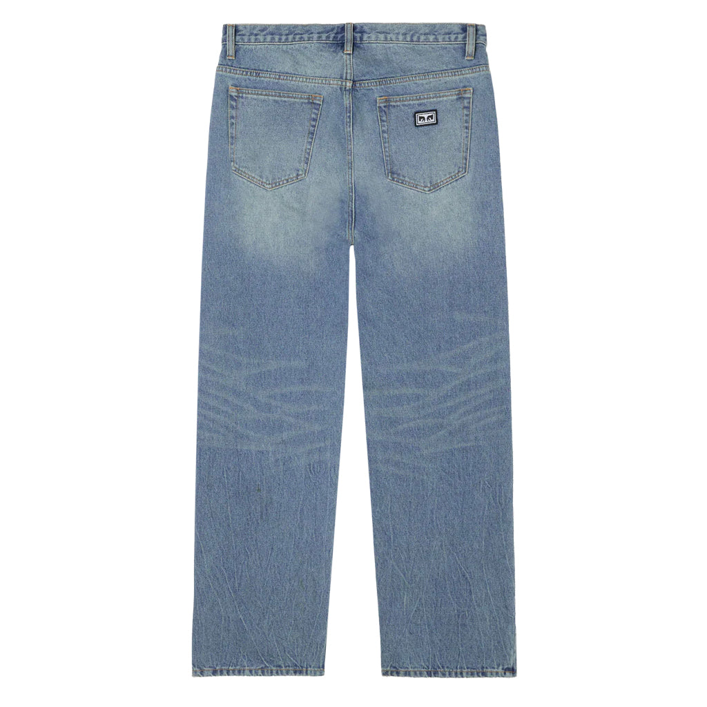 Obey Denim Pant "Boxcar Straight Leg" heavy vintage indigo