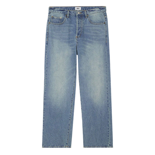 Obey Denim Pant "Boxcar Straight Leg" heavy vintage indigo
